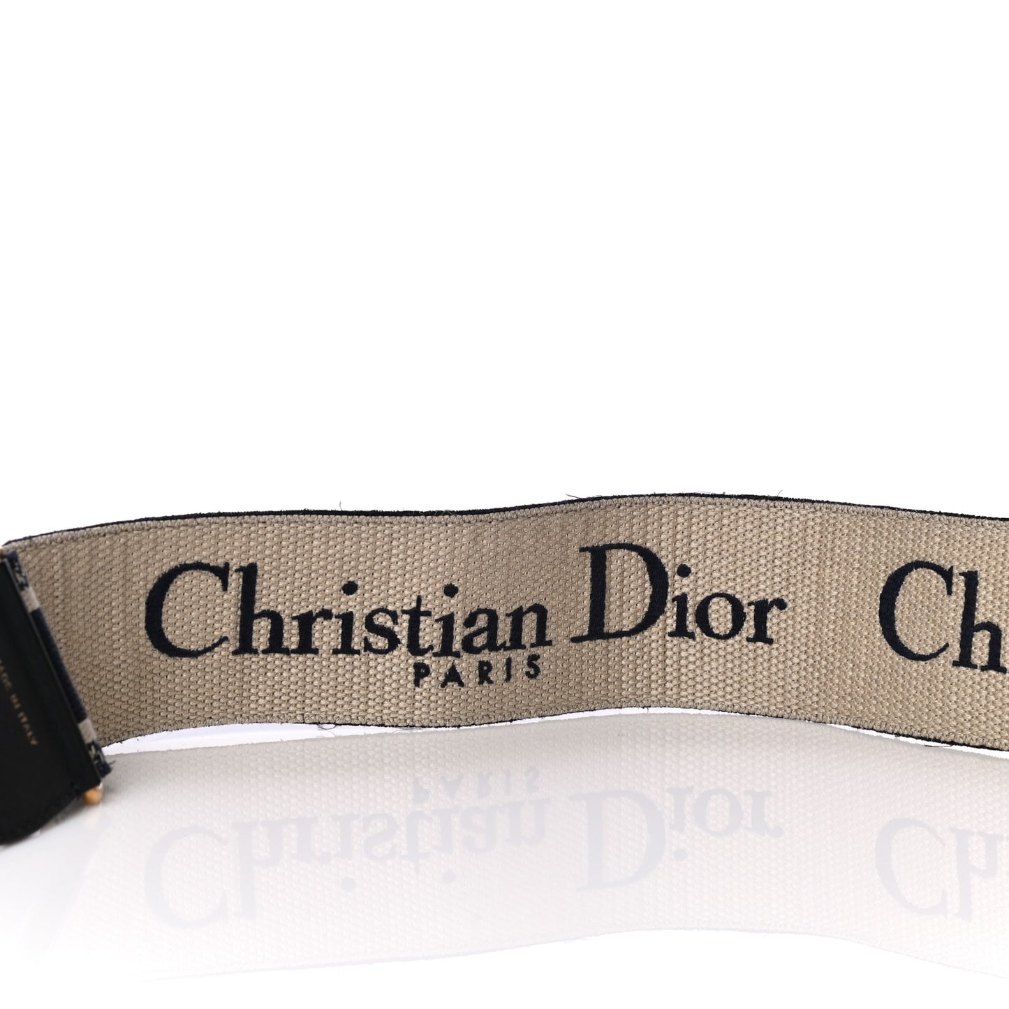 Canvas Embroidered Shoulder Strap Blue