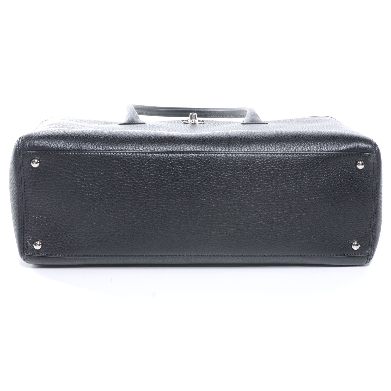 Chanel Deerskin Cerf Executive Shopper Tote Black 4 of 8