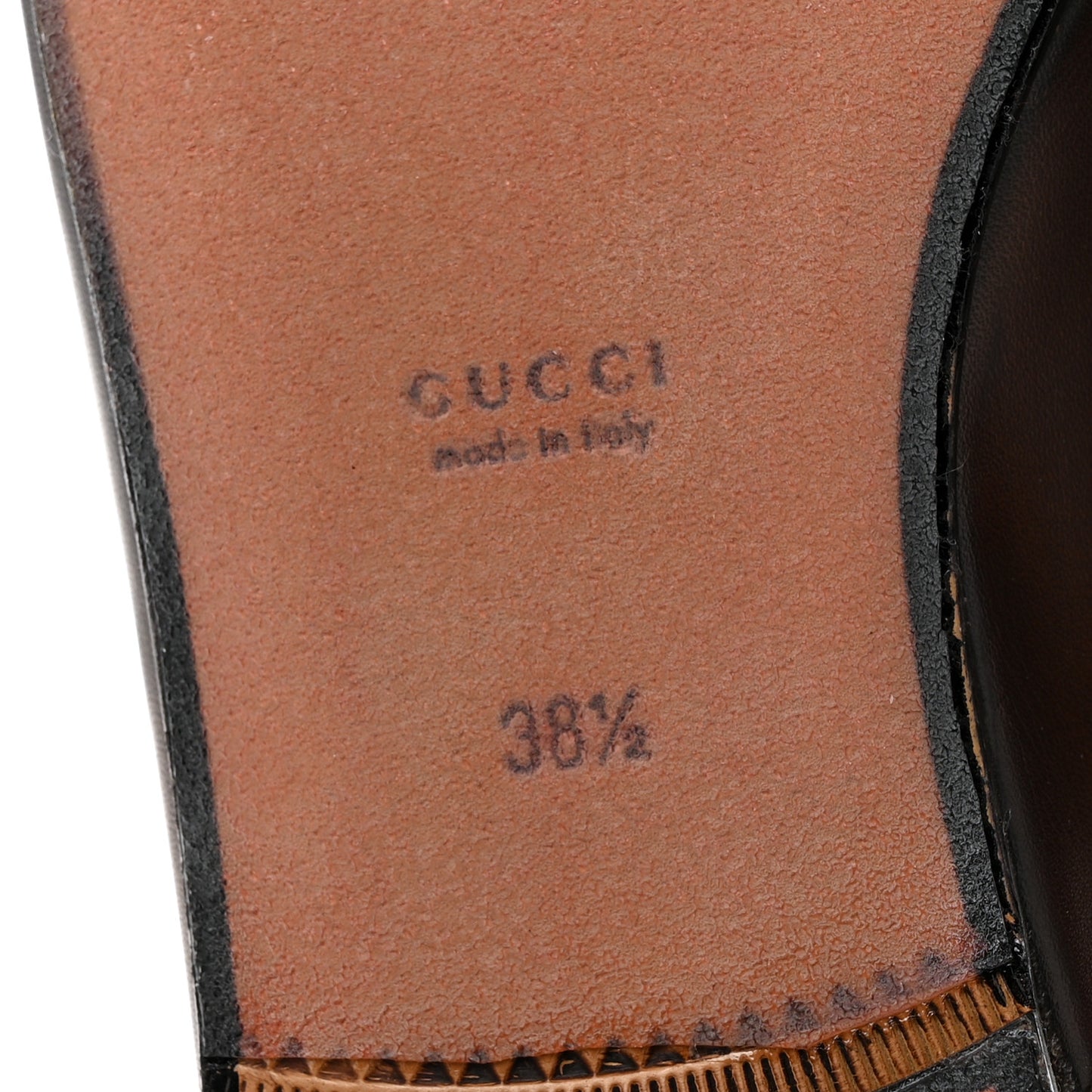 Calfskin Womens Princetown Slippers 38.5 Fondente Brown