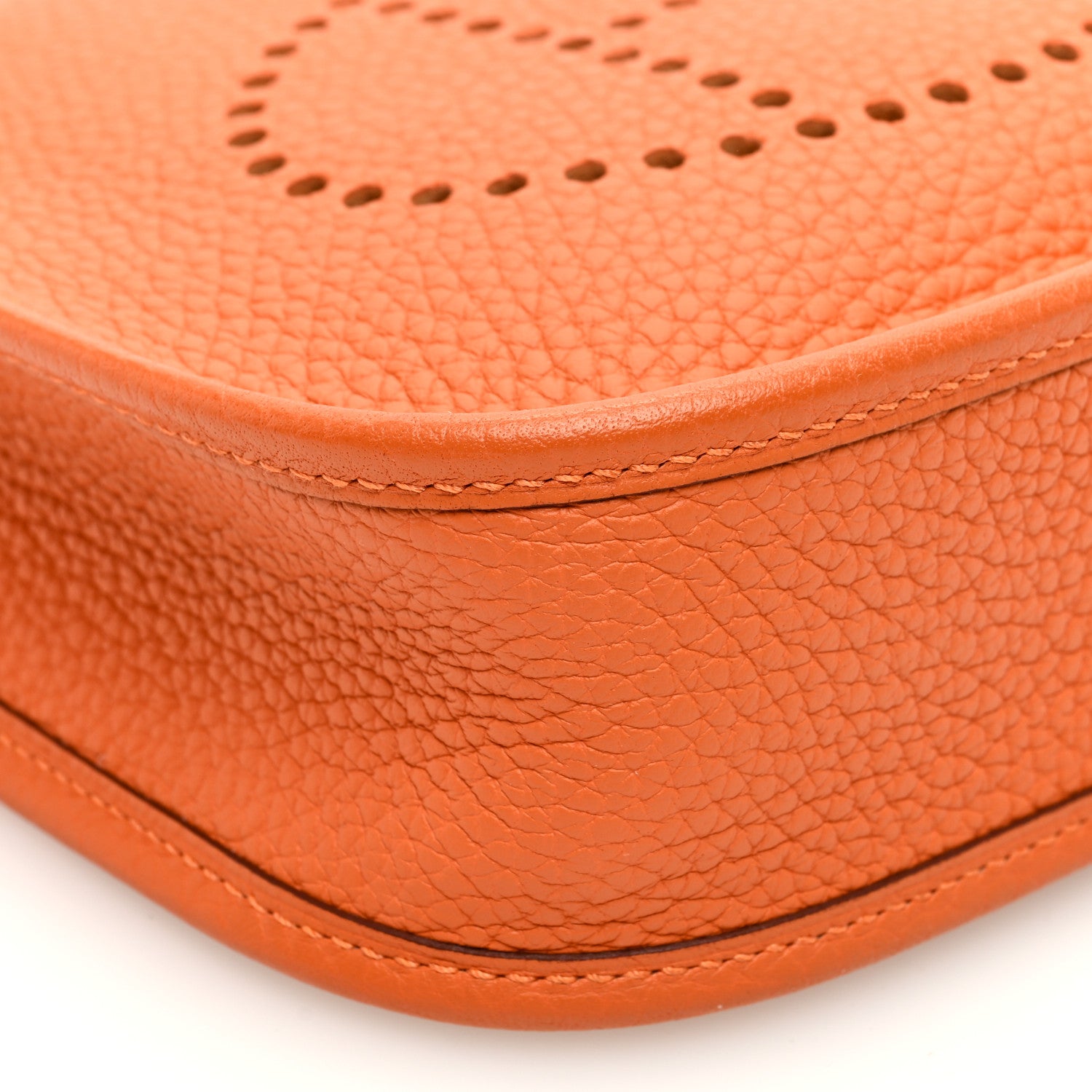 Hermes Taurillon Clemence Amazone Evelyne TPM Orange Peony 9 of 11