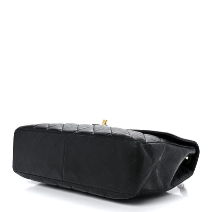 Chanel Lambskin Quilted Jumbo Single Flap Black 9 of 13