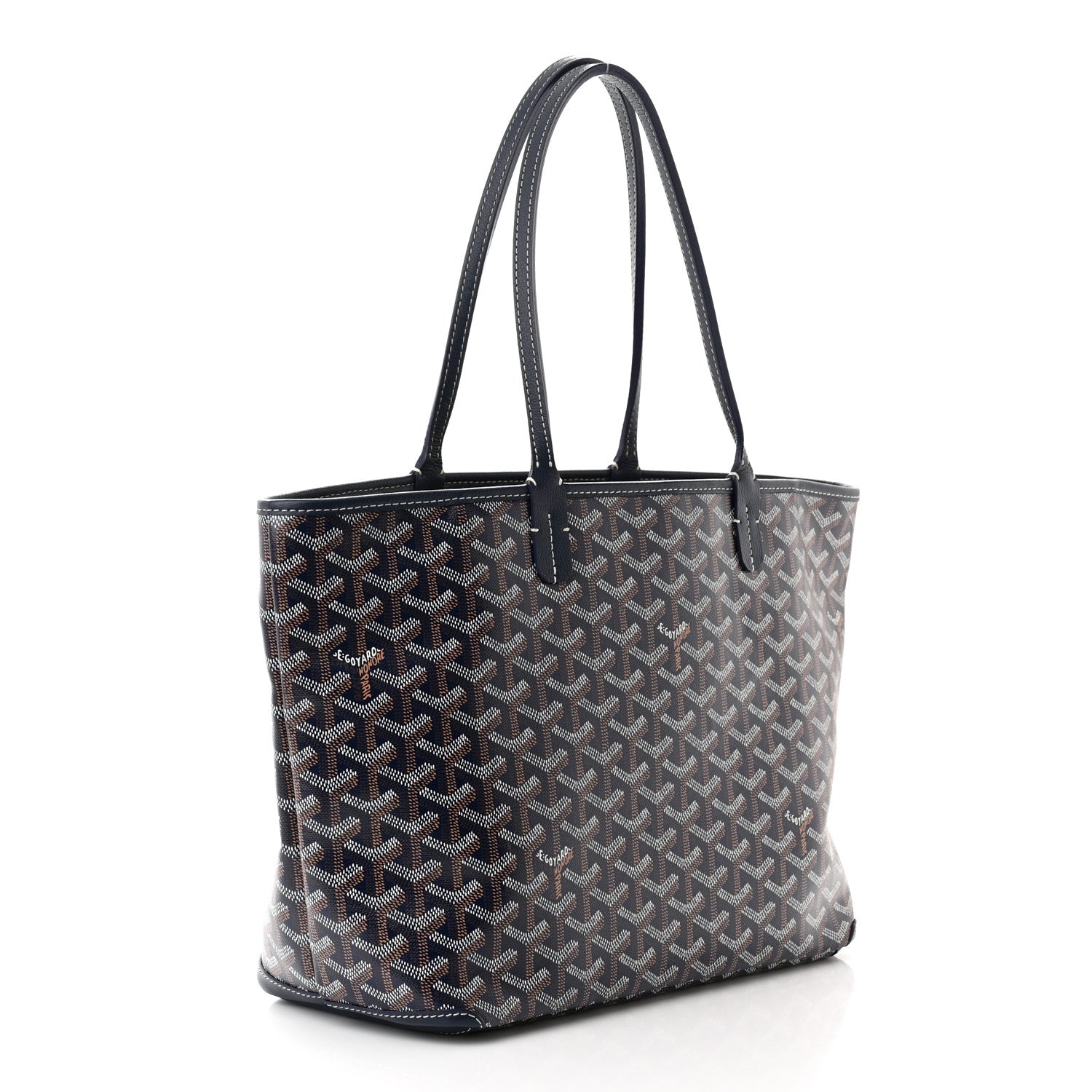 Goyard Goyardine Artois PM Navy 3 of 10