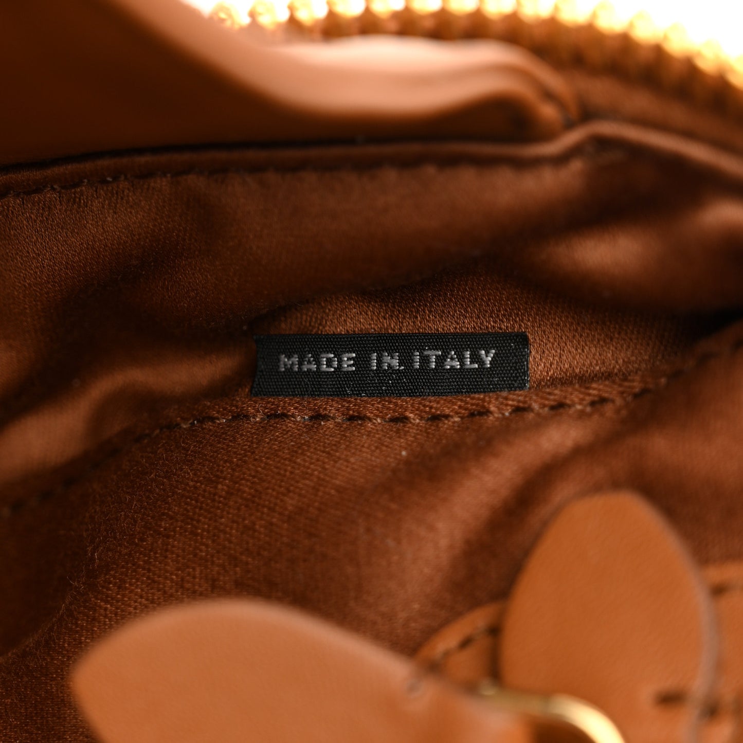 Calfskin Large Arcadie Top Handle Bag Cognac