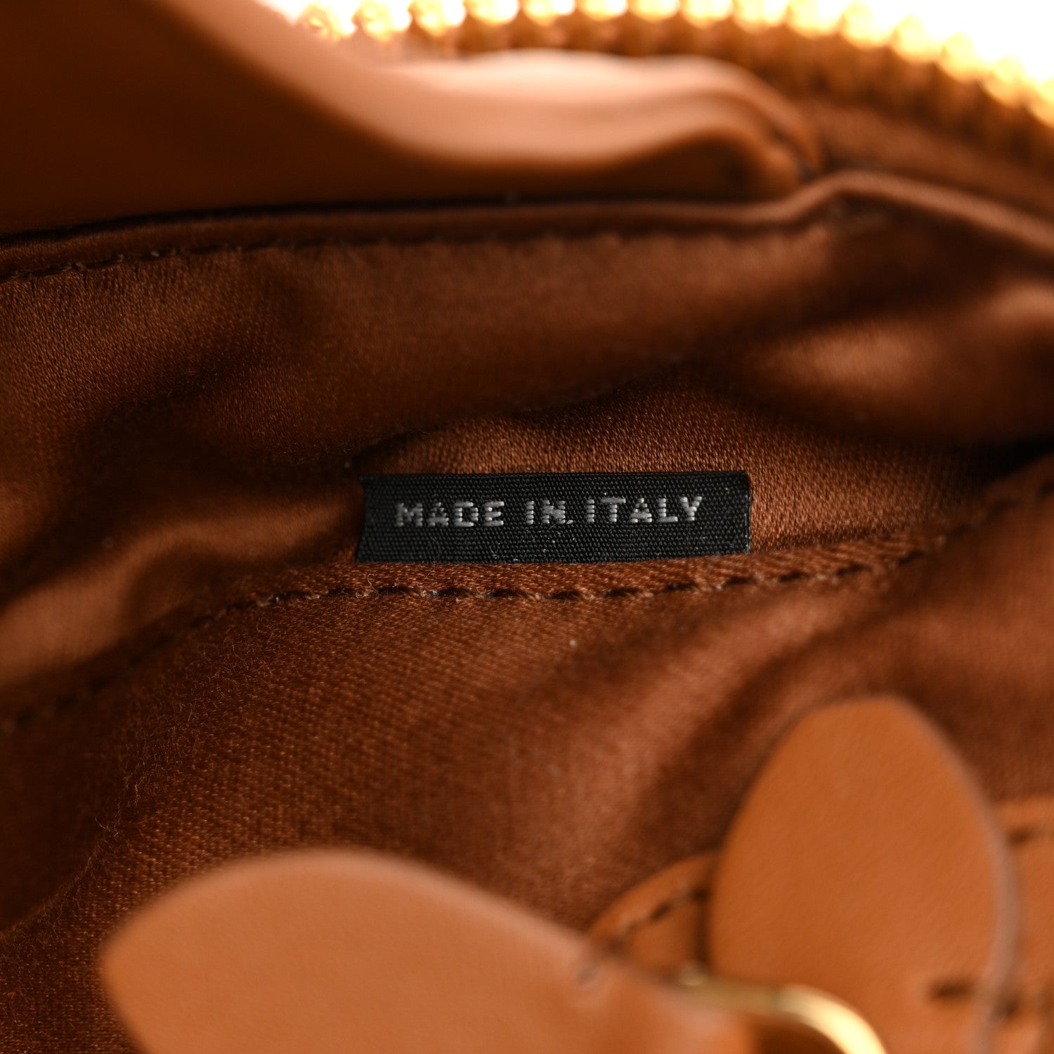 Miu Miu Calfskin Large Arcadie Top Handle Bag Cognac 7 of 10