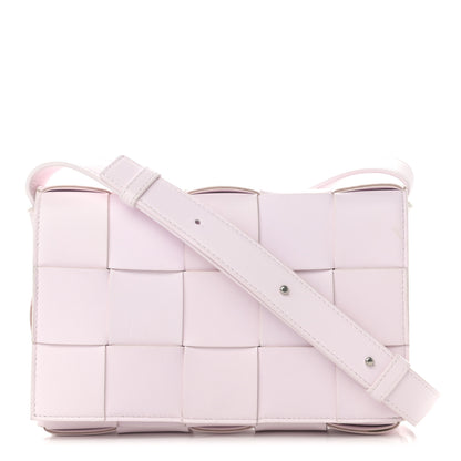 Bottega Veneta Lambskin Maxi Intrecciato Cassette Crossbody Bag Bliss Washed 1 of 12