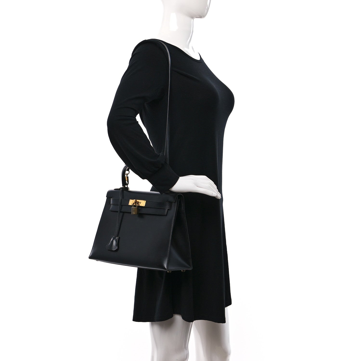 Hermes Box Kelly Sellier 28 Black 2 of 16