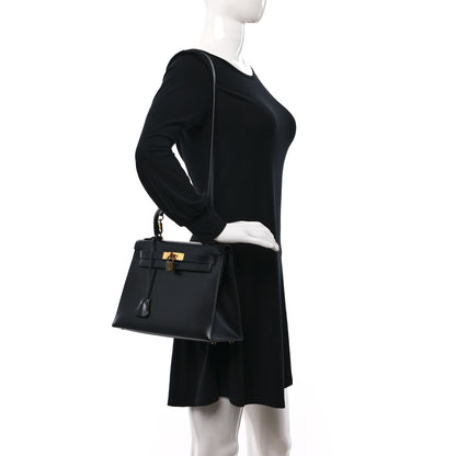 Hermes Box Kelly Sellier 28 Black 2 of 16