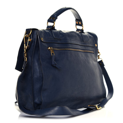 Proenza Schouler Lambskin Large PS1 Satchel Midnight 2 of 4