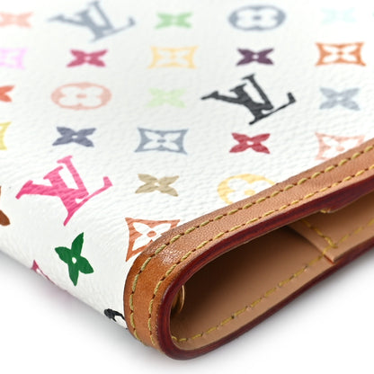 Louis Vuitton Monogram Multicolor Small Ring Agenda Cover White 7 of 9