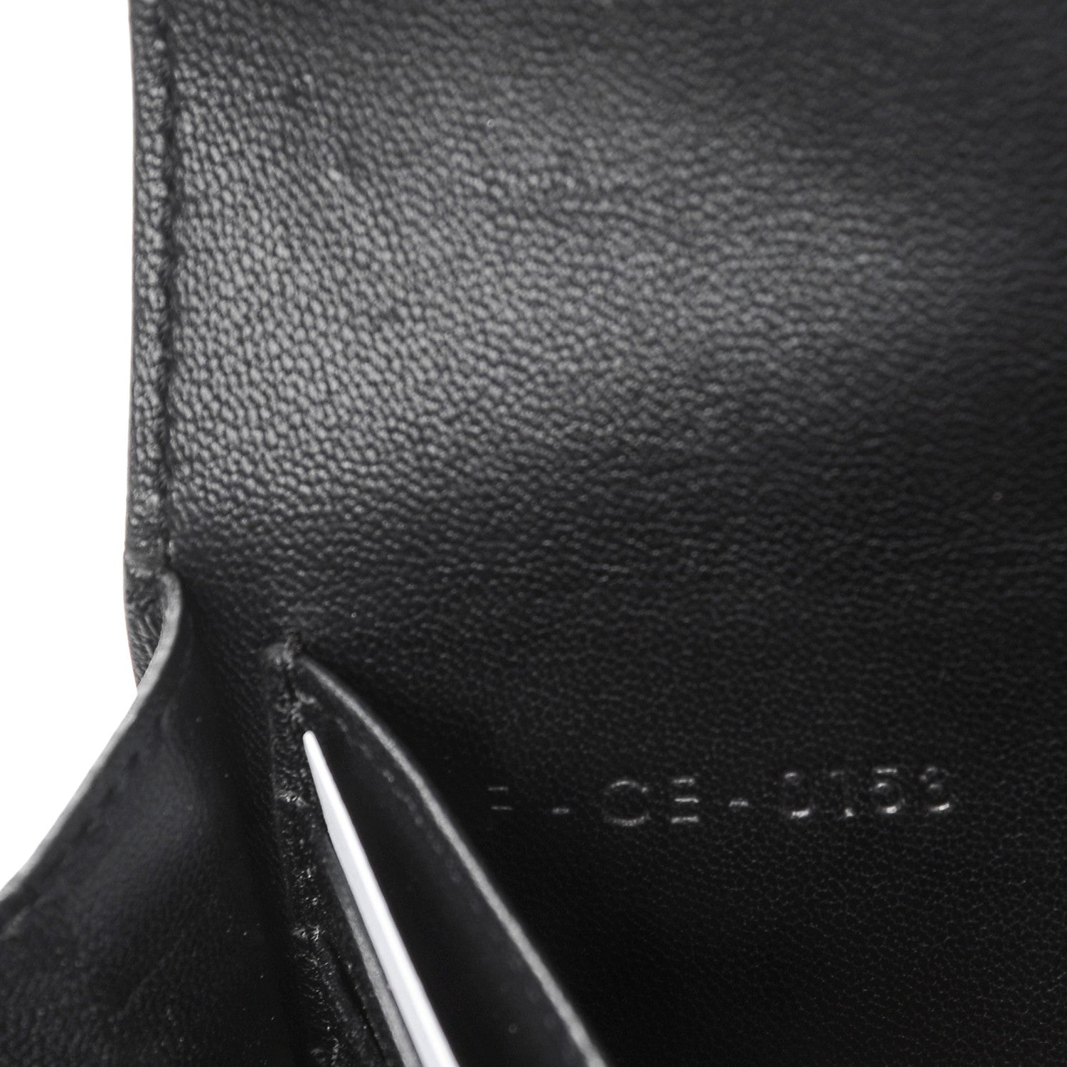 Celine Smooth Calfskin Large Flap Wallet Black 7 of 12