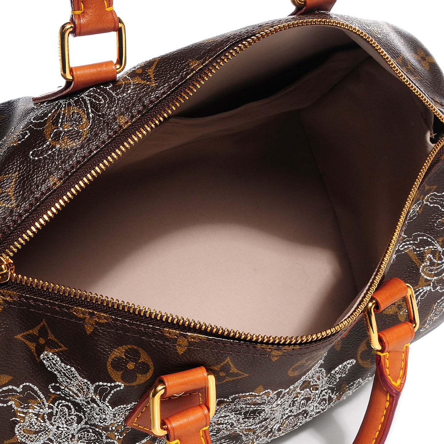 Monogram Dentelle Speedy 30 Silver