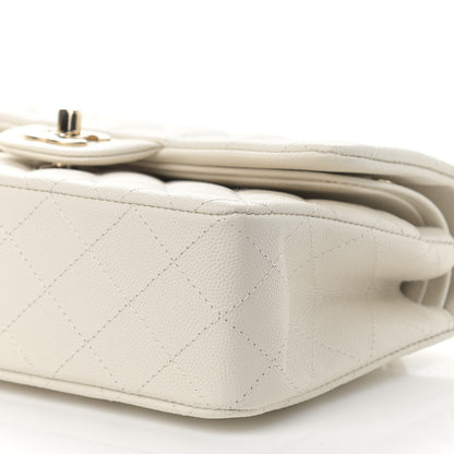 Chanel Caviar Quilted Small Double Flap White 10 of 13