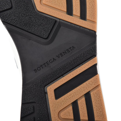 Bottega Veneta Calfskin Technical Mesh Speedster Sneakers 40 White Black 8 of 9