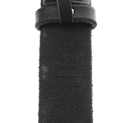 Gucci Cuoio Toscano Nickel Double G Belt 100 40 Black 5 of 8