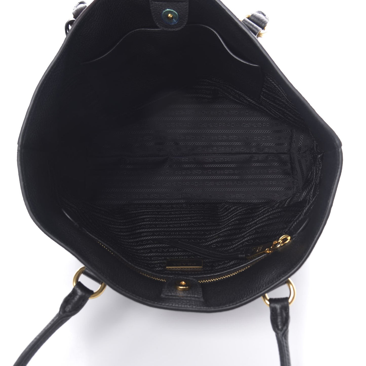 Vitello Daino Tote Black