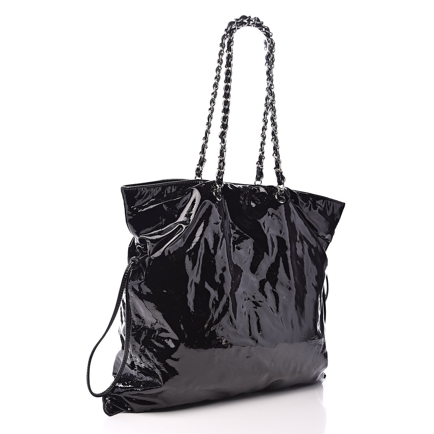 Chanel Patent Bonbons Shopper Tote Black 3 of 18