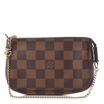 Louis Vuitton Damier Ebene Mini Pochette Accessories 1 of 9
