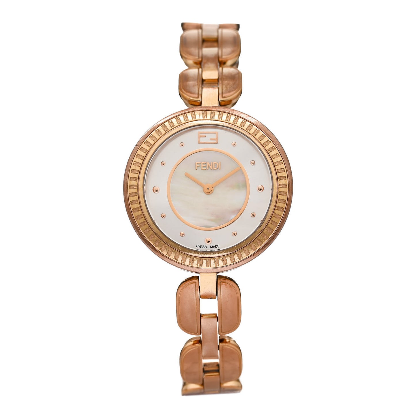 Stainless Steel Fur Mother of Pearl 36mm 35000M Fendi My Way Quartz Watch