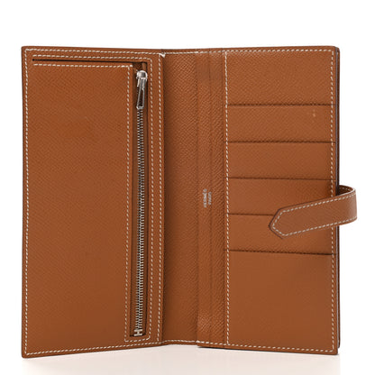 Hermes Epsom Bearn Gusset Wallet Gold 5 of 10