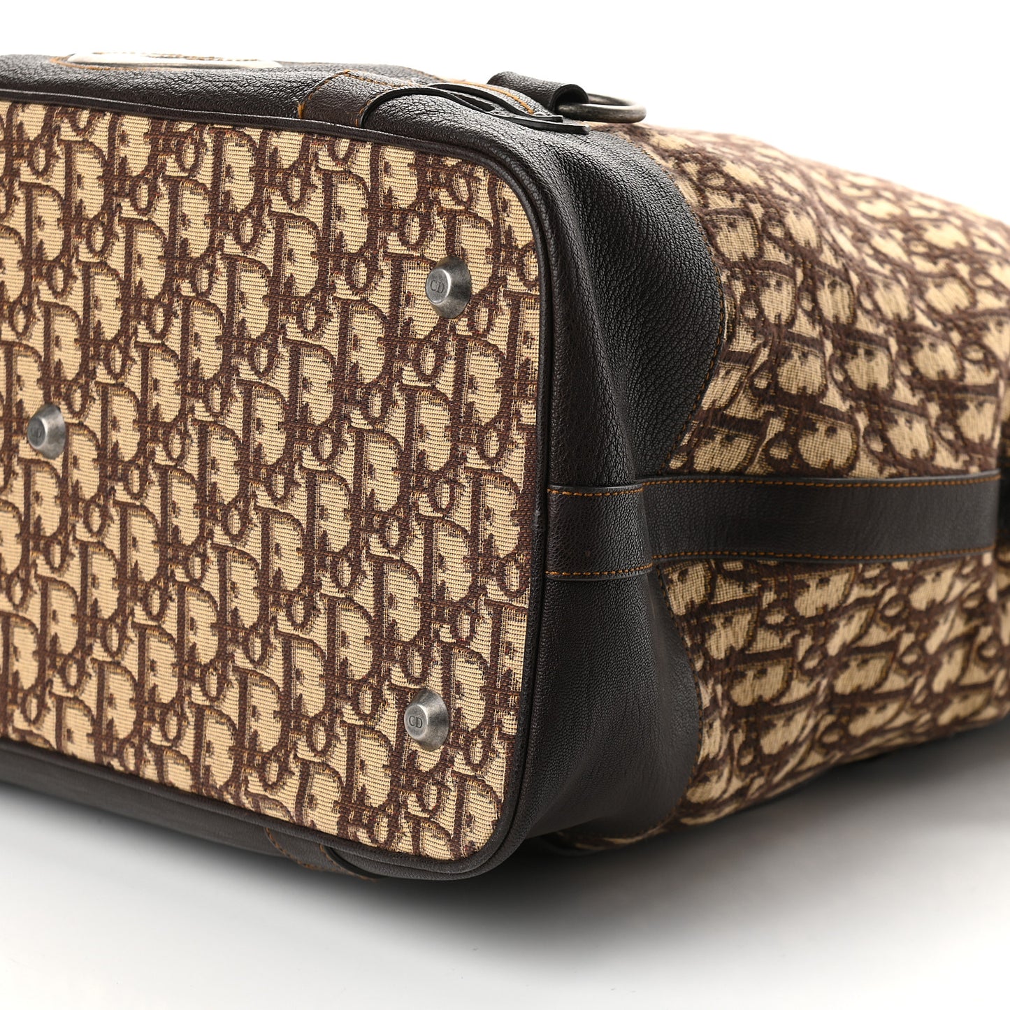 Monogram Plaque Tote Brown
