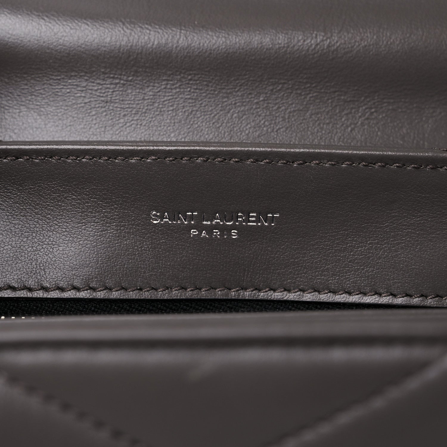 Saint Laurent Calfskin Y Quilted Monogram Toy Loulou Crossbody Bag Faggio 6 of 11