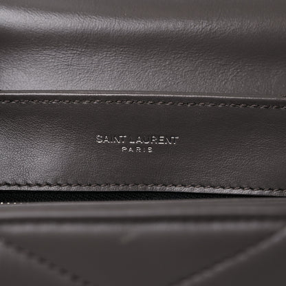 Saint Laurent Calfskin Y Quilted Monogram Toy Loulou Crossbody Bag Faggio 6 of 11