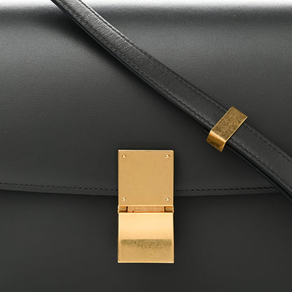 Celine Box Calfskin Medium Classic Box Flap Bag Anthracite 7 of 10