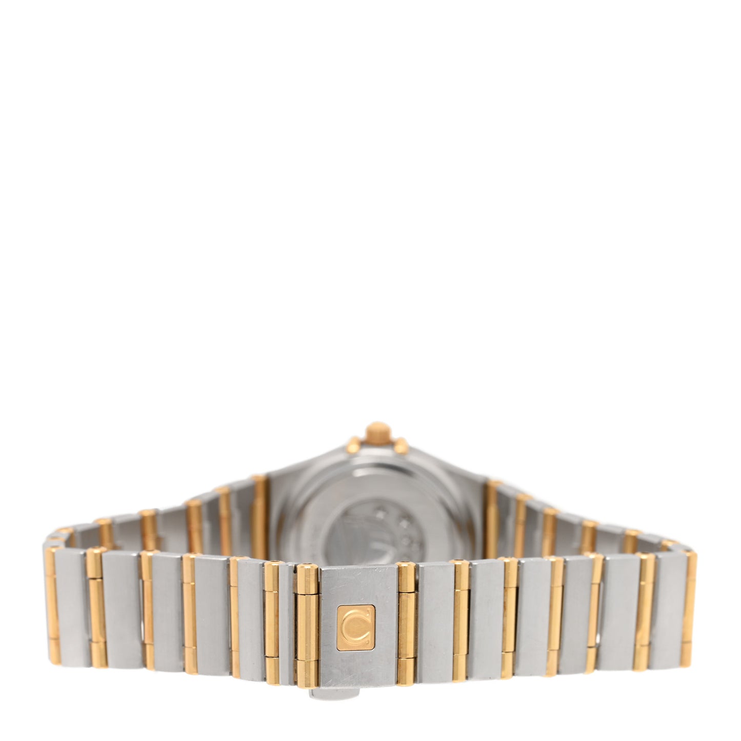 Stainless Steel 18K Yellow Gold Diamond 22mm Constellation Quartz Watch Champagne 1262.15.00