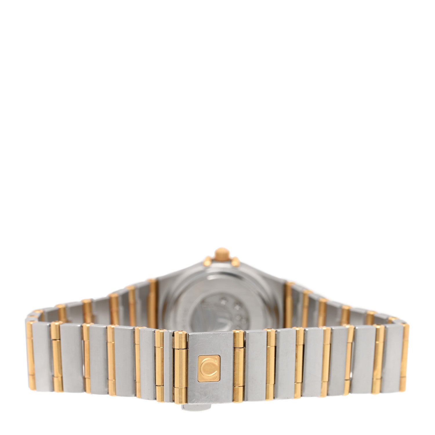 Omega Stainless Steel 18K Yellow Gold Diamond 22mm Constellation Quartz Watch Champagne 1262.15.00 3 of 4