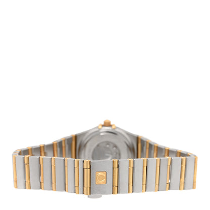 Omega Stainless Steel 18K Yellow Gold Diamond 22mm Constellation Quartz Watch Champagne 1262.15.00 3 of 4