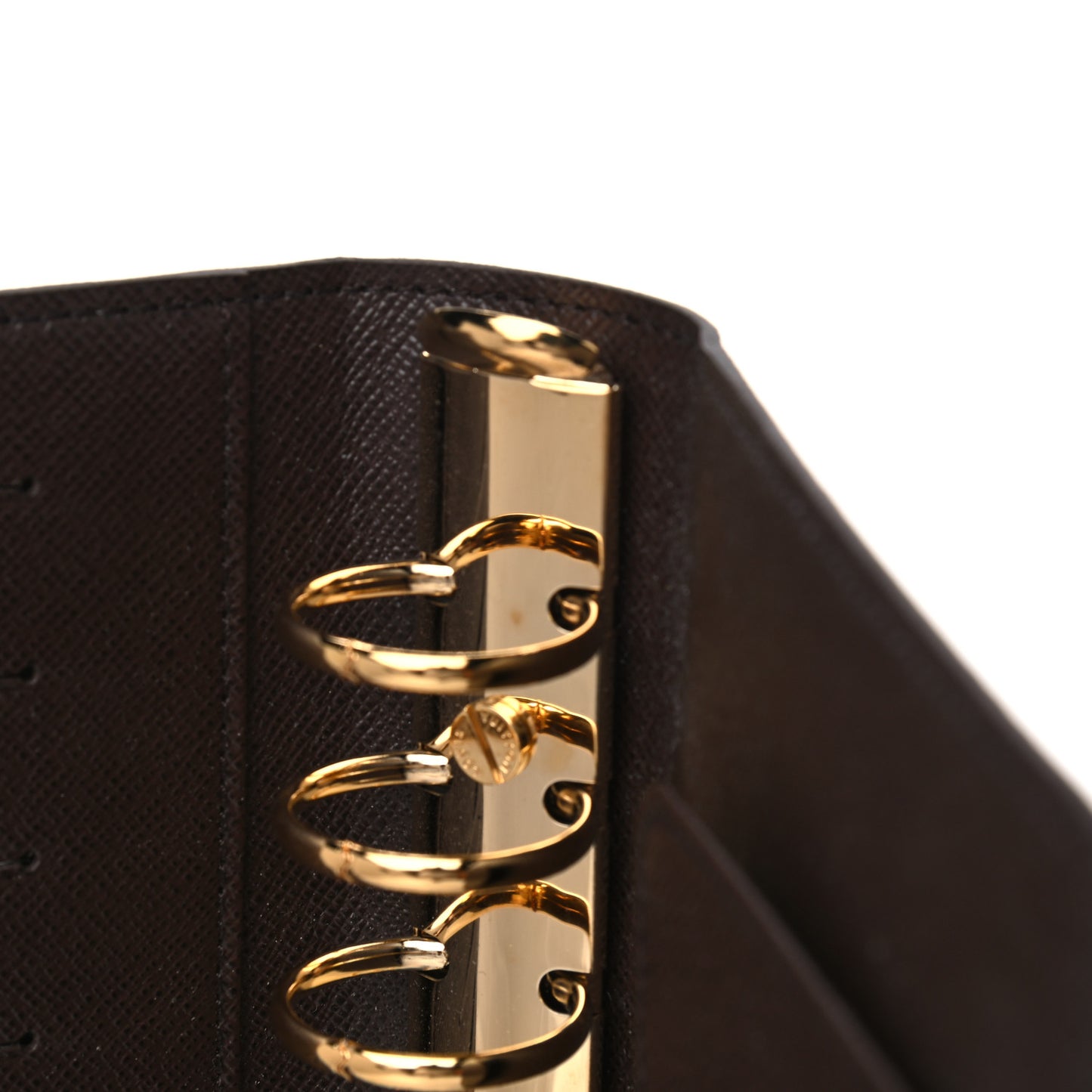 Damier Ebene Medium Ring Agenda Cover