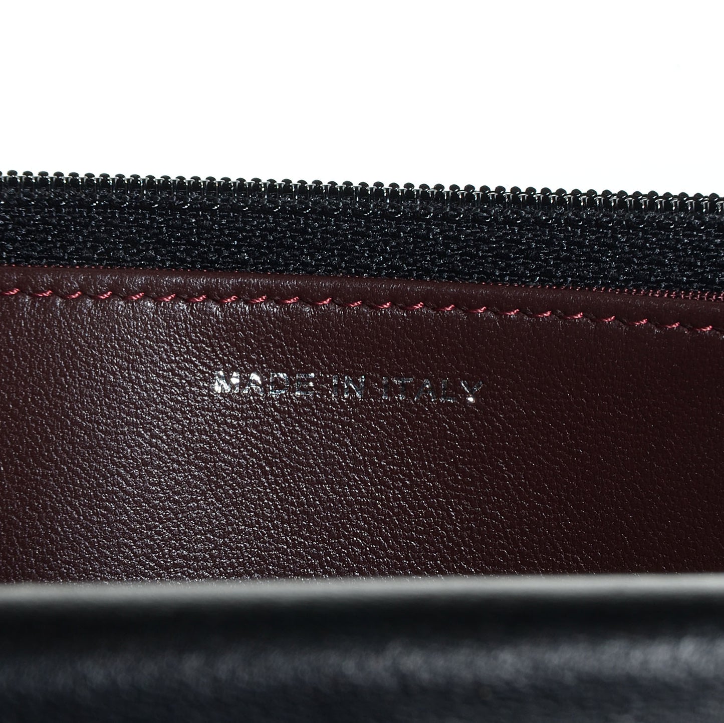 Lambskin Quilted Wallet On Chain WOC Black