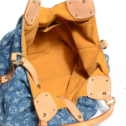 Louis Vuitton Denim Mahina XL Blue 5 of 7