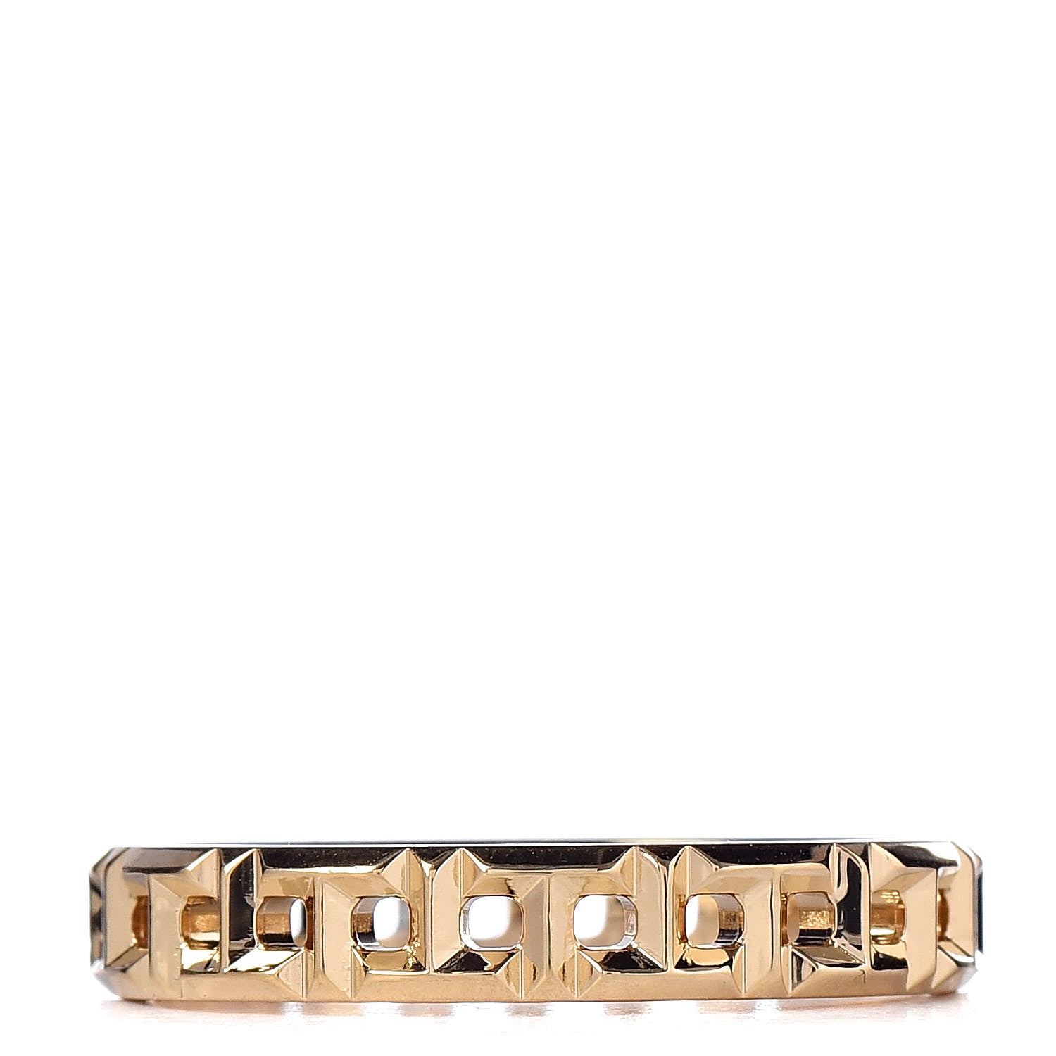 Tiffany 18K Yellow Gold T True Narrow Ring 53 6.5 3 of 4