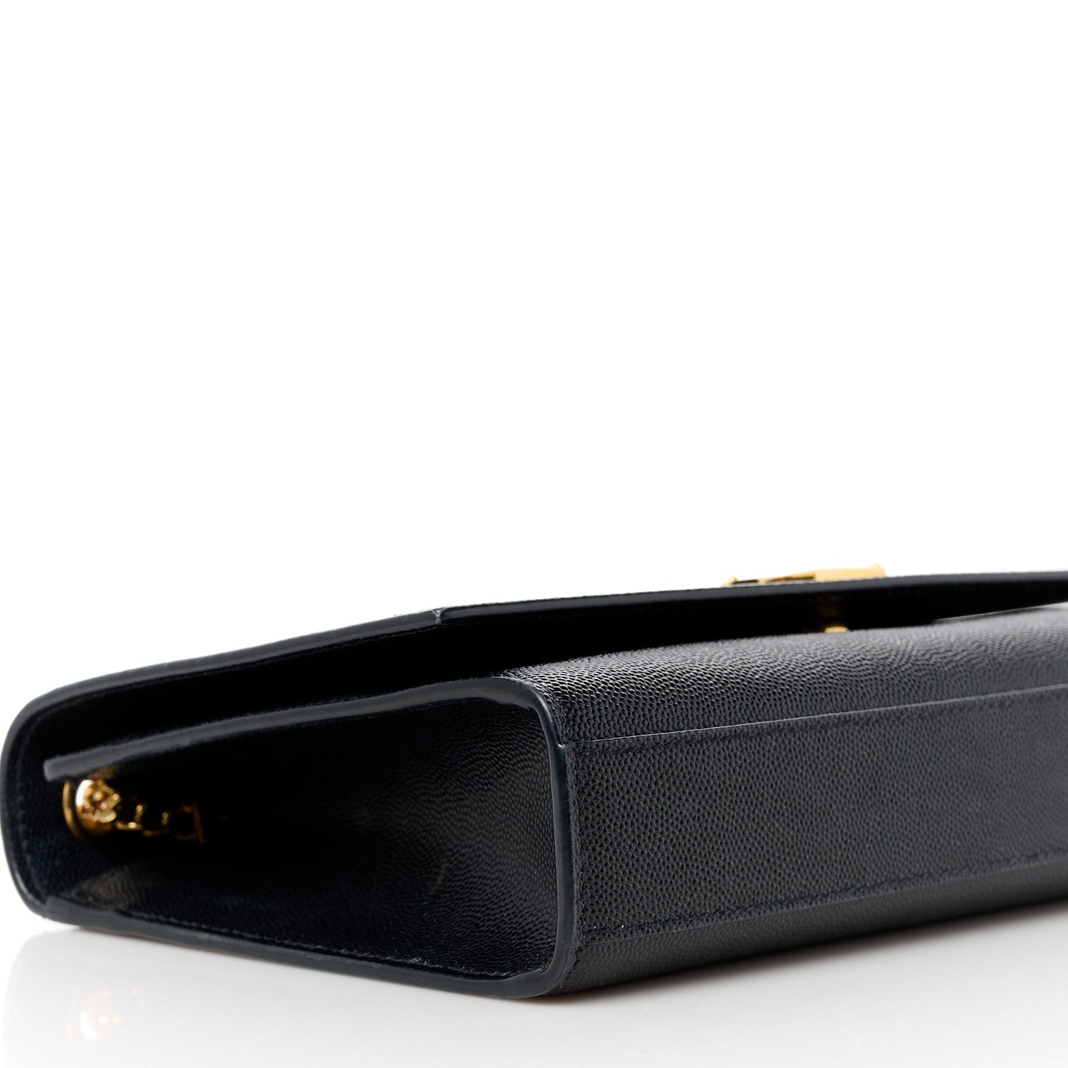 Saint Laurent Grain De Poudre Medium Classic Monogram Kate Satchel Black 10 of 11