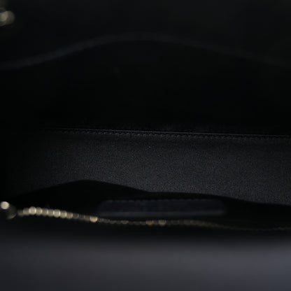 Christian Dior Calfskin Cannage Medium Caro Bag Black 5 of 11