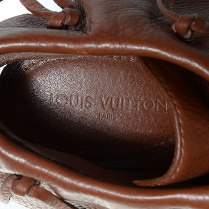 Louis Vuitton Grained Calfskin Rosa Sandals 38 Cacao 8 of 8