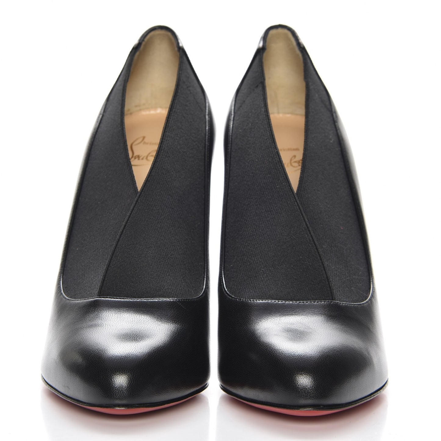 Shiny Nappa Toot Couverte 100 Pumps 37.5 Black