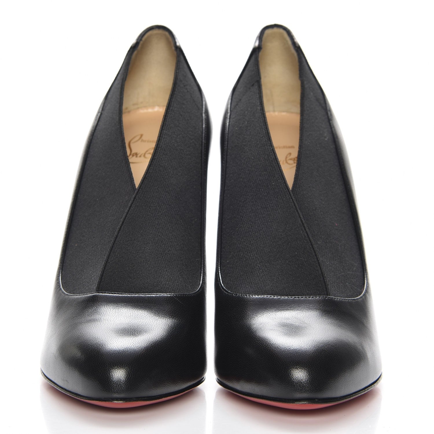 Christian Louboutin Shiny Nappa Toot Couverte 100 Pumps 37.5 Black 2 of 8