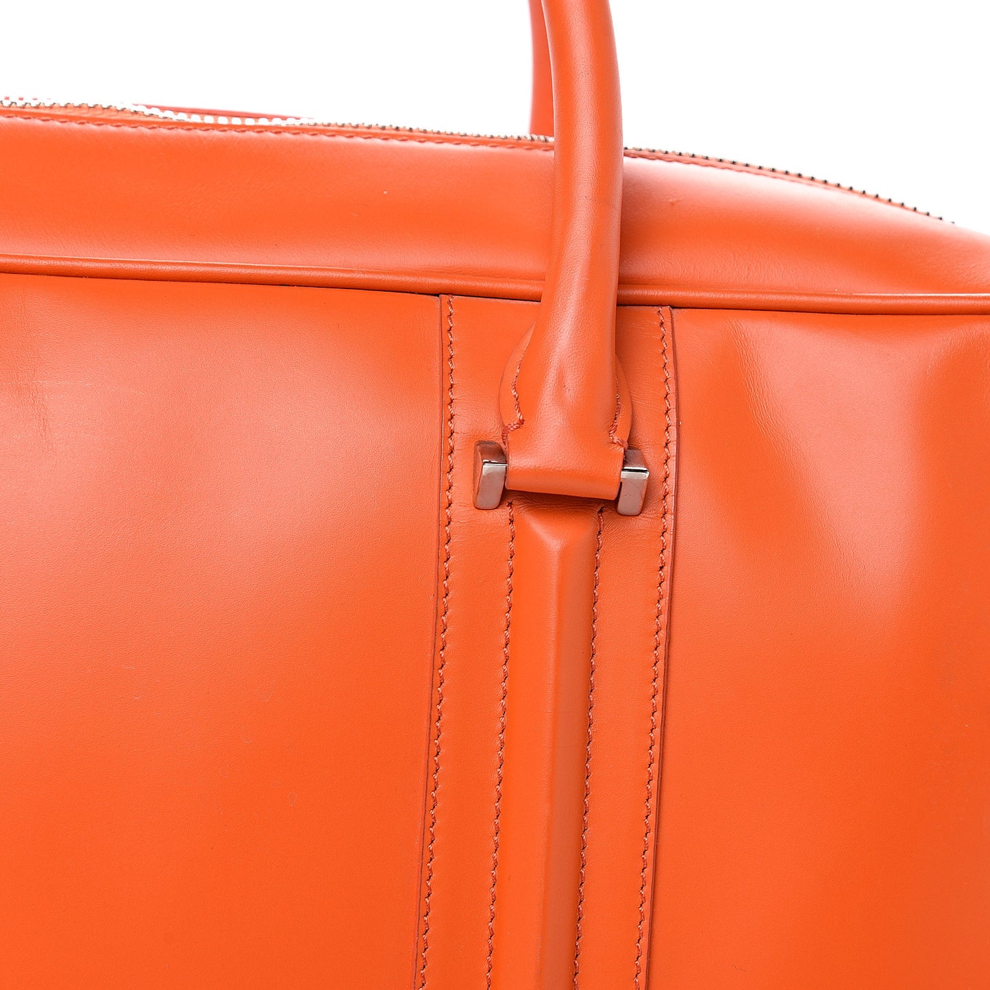 Smooth Calfskin L.C. Briefcase Orange
