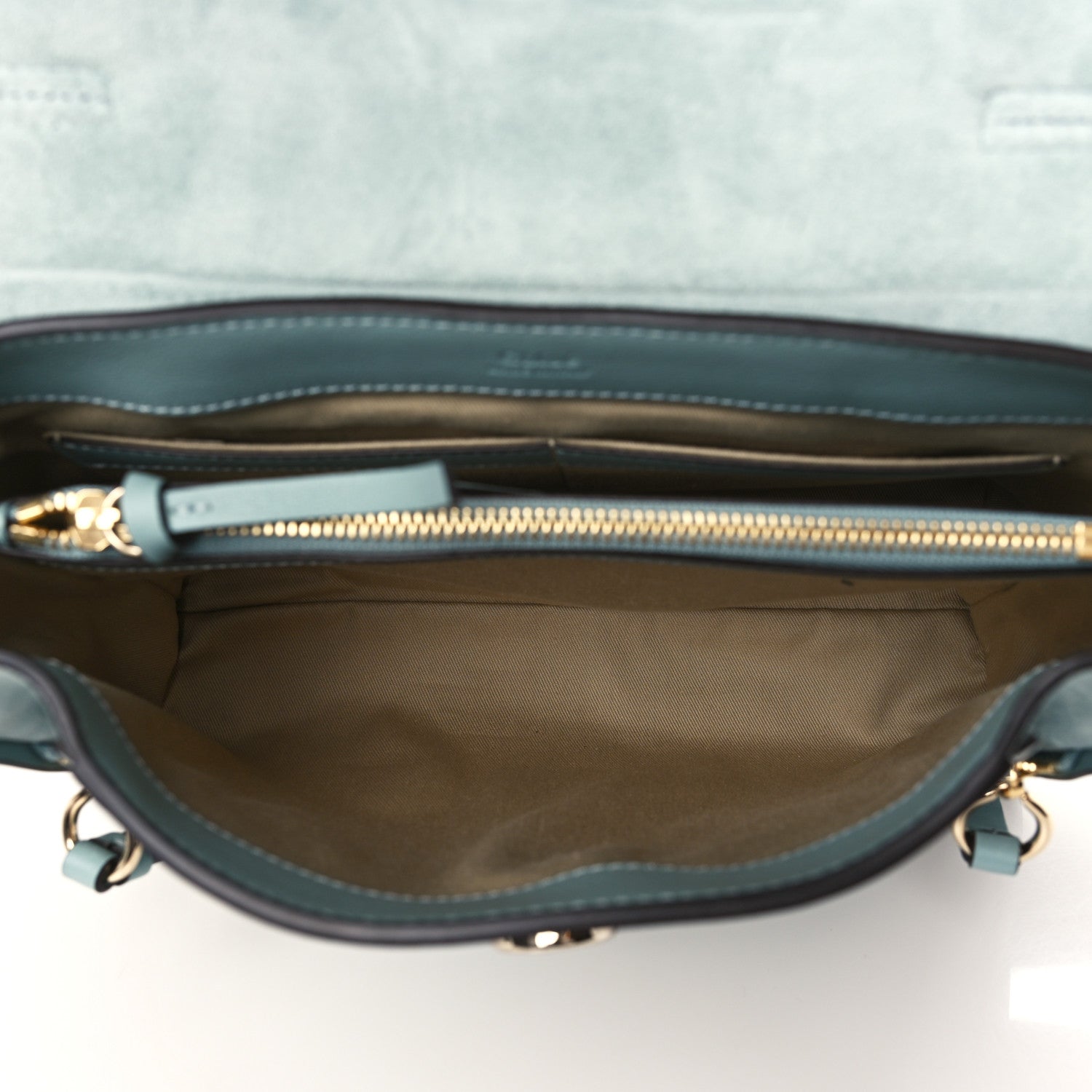 Chloe Calfskin Small Faye Day Shoulder Bag Faded Blue 4 of 8