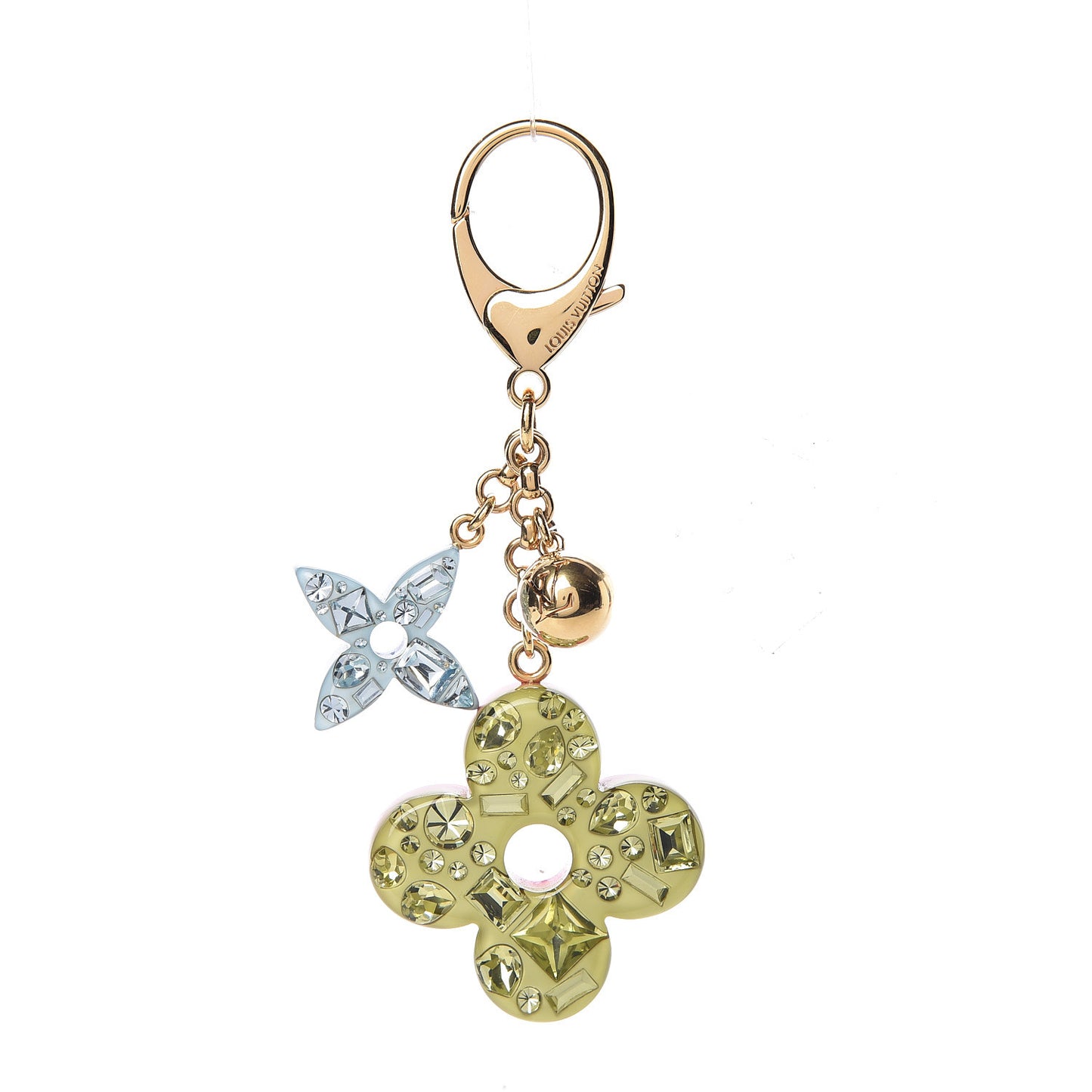 Resin Strass Glam Flower Bag Charm