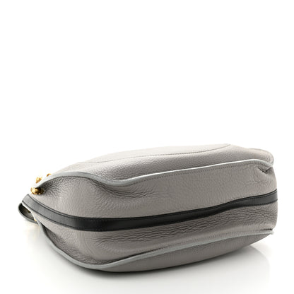 Chloe Grained Calfskin Small Hayley Hobo Cashmere Grey 4 of 14