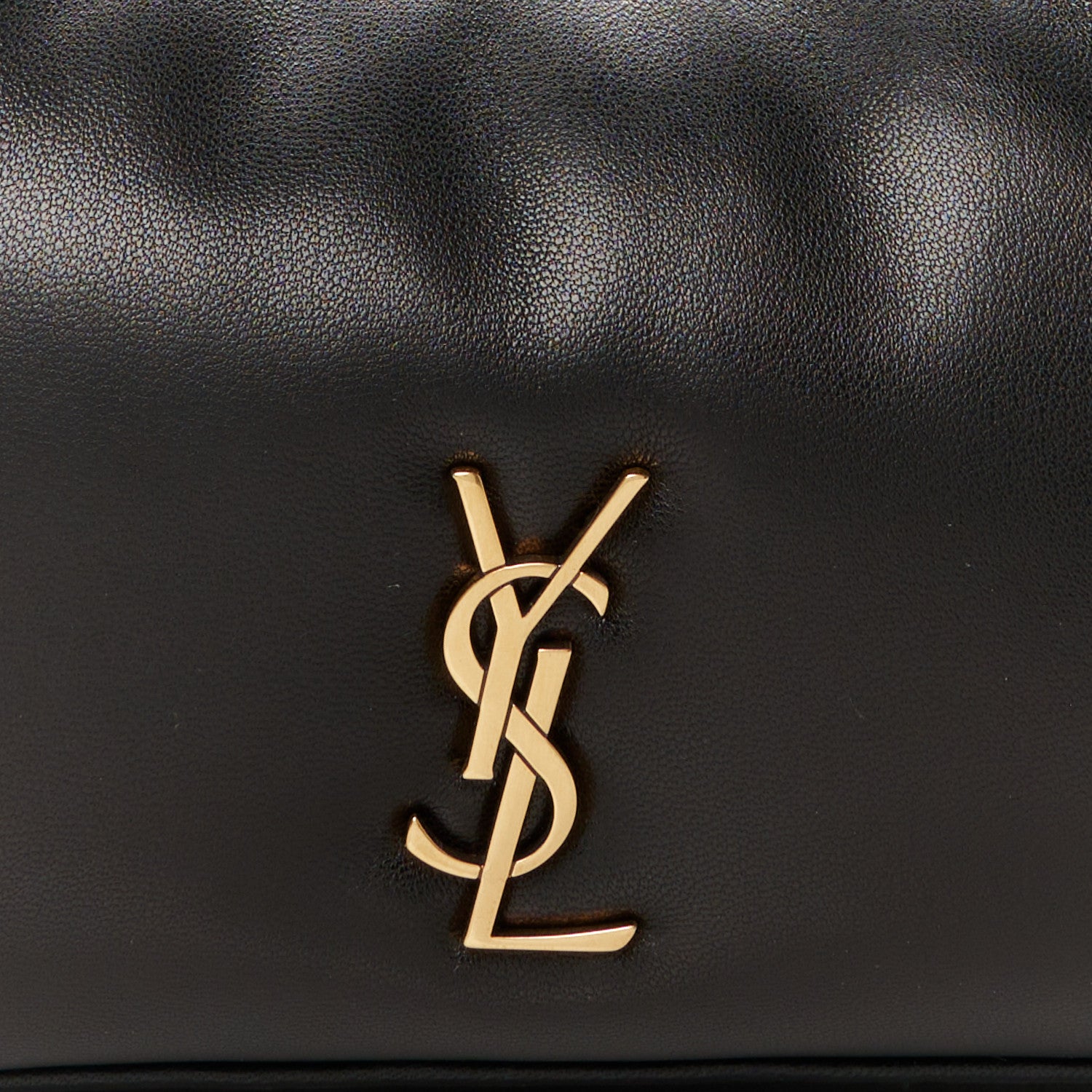 Saint Laurent Plunged Lambskin Calypso Mini Hobo Black 8 of 10