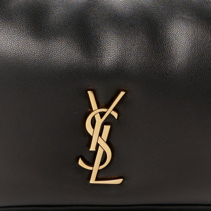 Saint Laurent Plunged Lambskin Calypso Mini Hobo Black 8 of 10