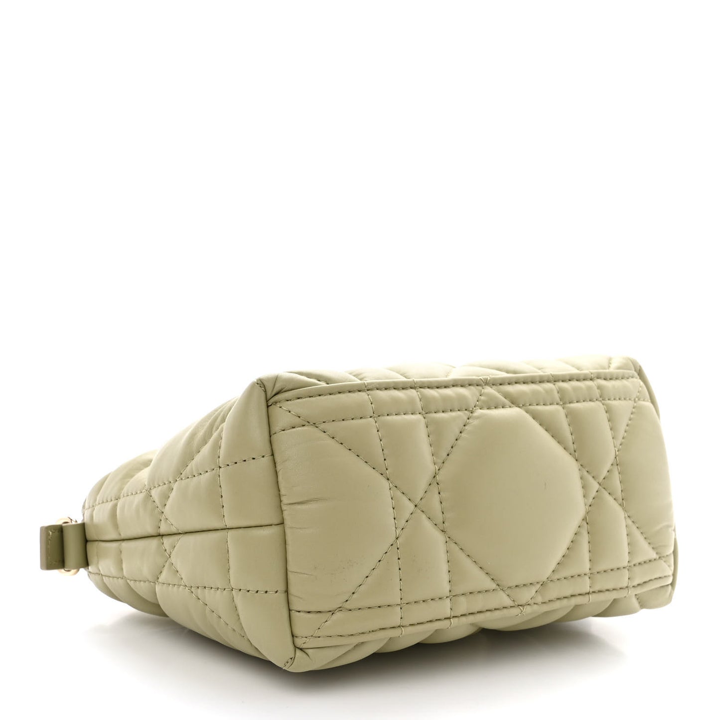 Calfskin Macrocannage Small Diortravel Nomad Pouch Desert Sage
