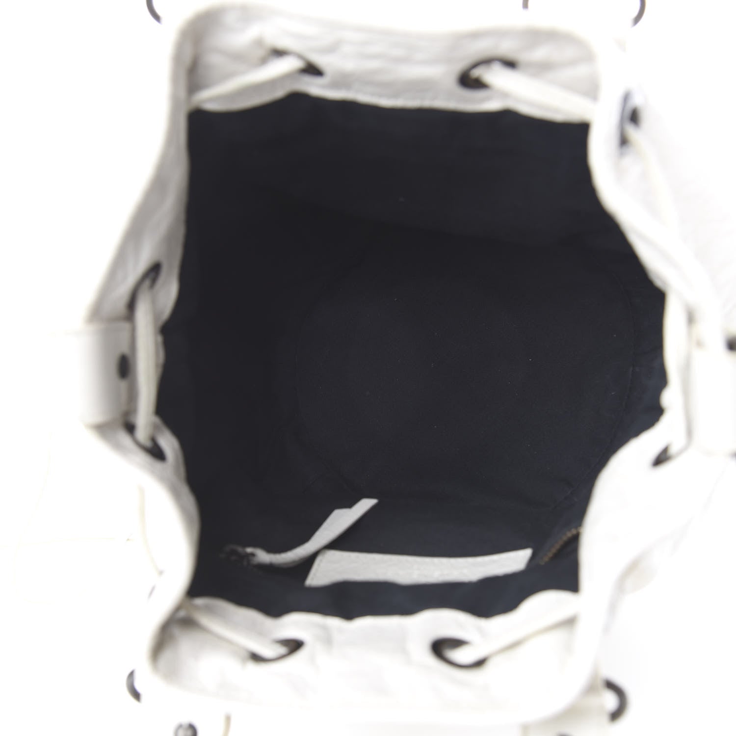 Balenciaga Agneau Classic Hardware Mini Pompon Ivory 4 of 14