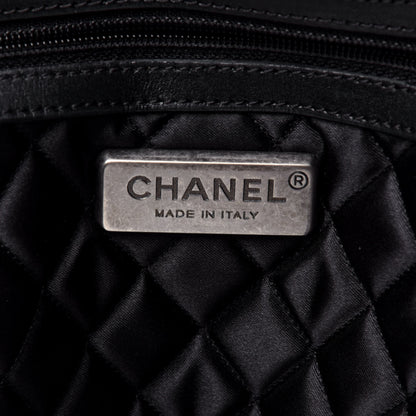 Chanel Smooth Calfskin Country Ride Bowler Tote Black 6 of 9