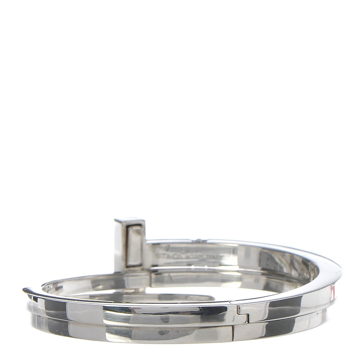 Sterling Silver Diamond T Square Wrap Bracelet