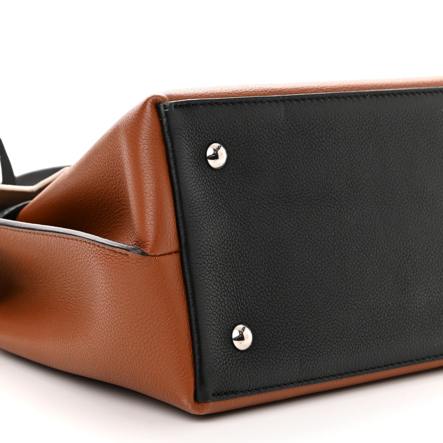 Soft Calfskin Lockme Ever BB Carmel Quartz Black